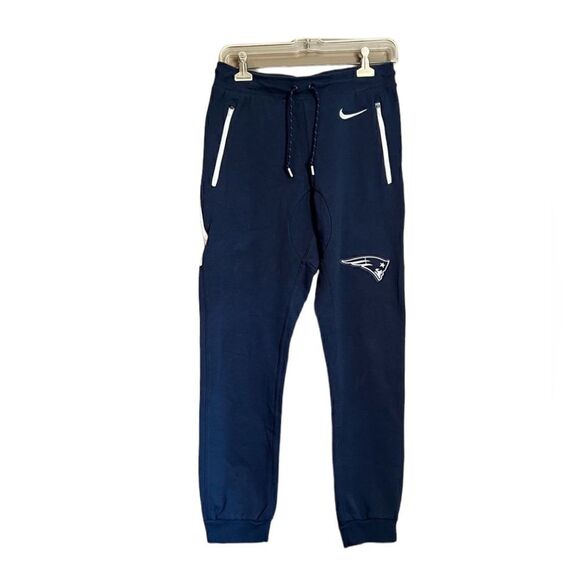 Nike patriots navy joggers. Size small - Picture 1 of 12